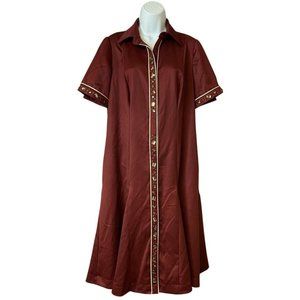 SAMY GICHERMAN BURGUNDY DRESS XL